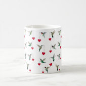 Kolibris Valentinstag Kaffeetasse (Mittel)