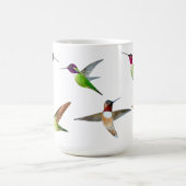 Kolibris von Kalifornien im Flug Kaffeetasse (Mittel)