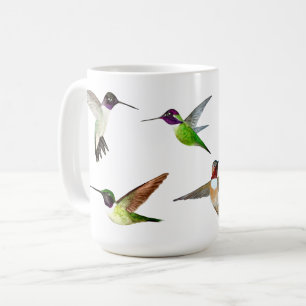 Kolibris von Kalifornien im Flug Kaffeetasse