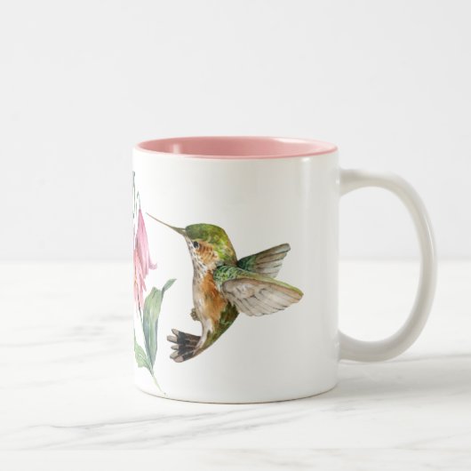 Kolibris Zweifarbige Tasse (Rechts)