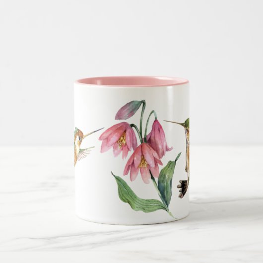 Kolibris Zweifarbige Tasse (Mittel)
