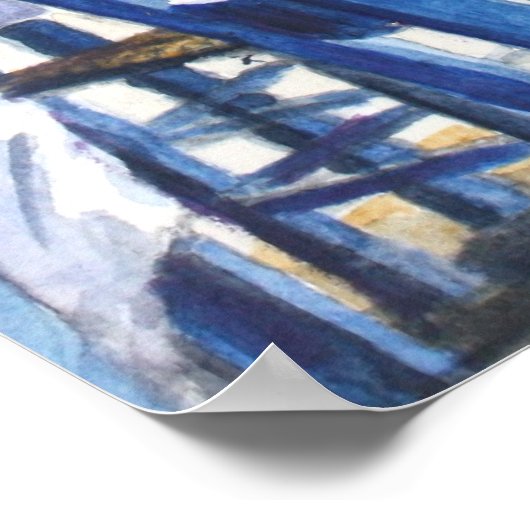 Kolios Blue Poster (Ecke)