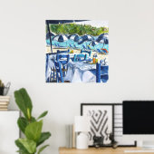 Kolios Blue Poster (Heimbüro)