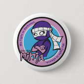 Kolitis Ninja Button (Vorderseite)
