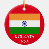 Kolkata Indien Weihnachtsverzierung Keramik Ornament (Hinten)