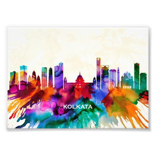 Kolkata Skyline Fotodruck (Vorne)