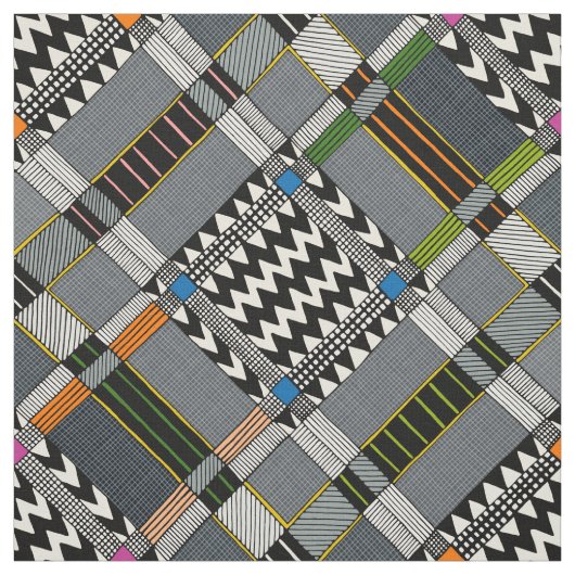 KOLLA Karo diagonal Stoff (Muster)