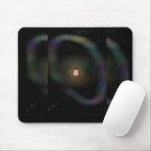Kollabierende Supernova, sich ausdehnende Ring-Mau Mousepad (Mit Mouse)