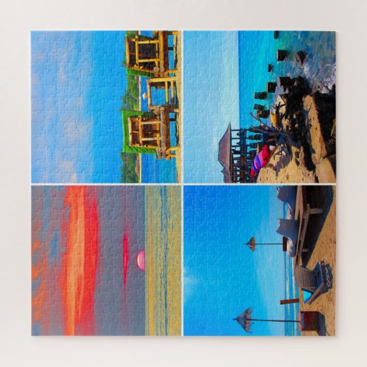 Kollage der Goldinseln Puzzle (Vertikal)