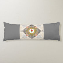 Kollage Vintage Retro mit Spitze und Blumen