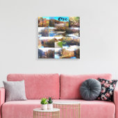 KOLLAGE VON OHIO LEINWANDDRUCK (Insitu (Wohnzimmer))