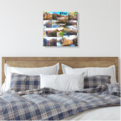KOLLAGE VON OHIO LEINWANDDRUCK (Insitu (Schlafzimmer))