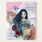 Kollagekunst Rose Planer (Rückseite)