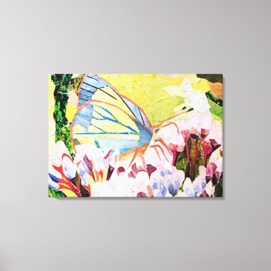 Kollagenschmetterling Leinwanddruck (Vorderseite)