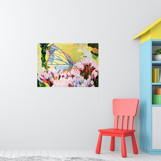 Kollagenschmetterling Poster (Kinderzimmer 1)