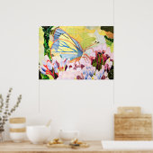 Kollagenschmetterling Poster (Küche)