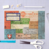 Kollagiertes Seidenpapier (Handwerk)