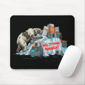 Kollaps Nahe – Klimakollaps Eisbär Mousepad (Mit Mouse)