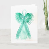 Kolleens Aquamariner Engel 2 Karte (Vorderseite)