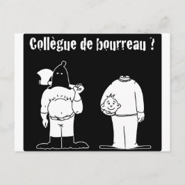 Kollege von Bourreau (Francois Ville & Gdb Gdblog) Postkarte