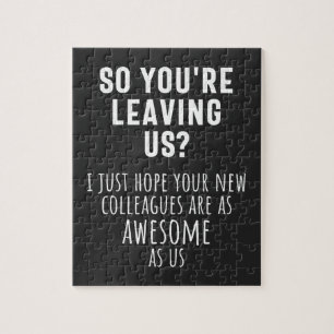 Kollegen Abschied, Ruhestand, Arbeitskollege, Auf  Puzzle