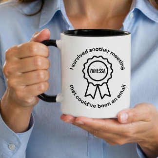 Kollegen Moderne Lustige Personalisierte Kaffee Tasse