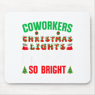 Kollegen sind wie Weihnachtslichter Lustiger Büros Mousepad