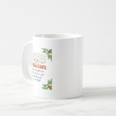 Kollegen sind wie Weihnachtslichter Sie hängen zus Kaffeetasse (Vorderseite Links)