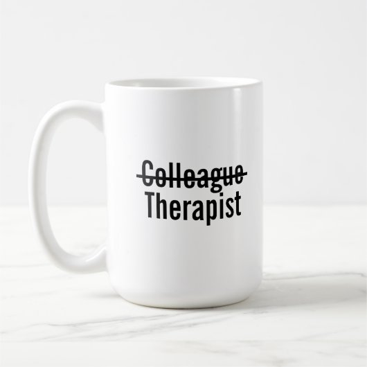 Kollegen Therapeut Kaffeetasse (Links)