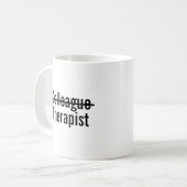 Kollegen Therapeut Kaffeetasse (Vorderseite Links)
