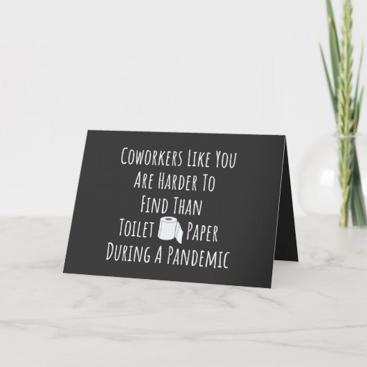 Kollegen wie du feiertagskarte (Vorderseite)