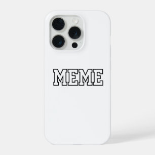Kollegiale Meme-Blockbuchstaben-Varsity-Typografie iPhone 15 Pro Hülle