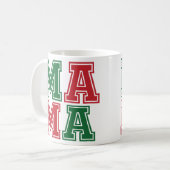 Kollegium "MAMA" Bold Holiday Gift Mamas Kaffeetasse (Vorderseite Links)