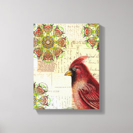 Kollektierte alte Buchstaben und Kardinal Leinwanddruck