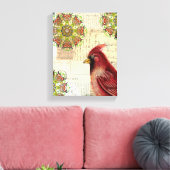 Kollektierte alte Buchstaben und Kardinal Leinwanddruck (Insitu (Wohnzimmer))