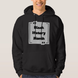 Kollektion "Black History Month" Hoodie