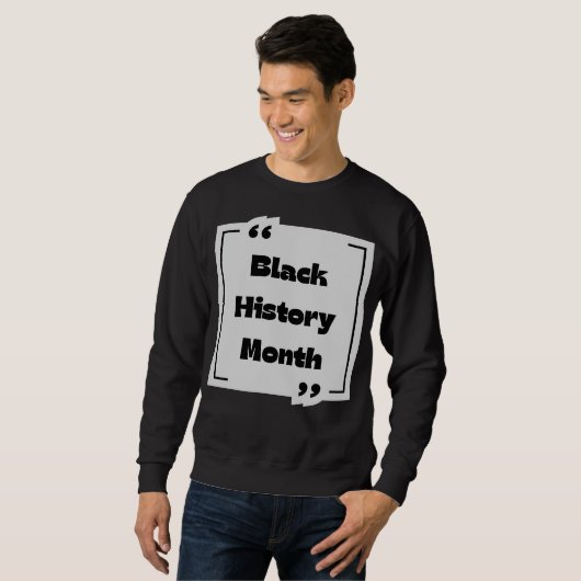 Kollektion "Black History Month" Sweatshirt (Vorne ganz)