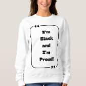 Kollektion "Black History Month" Sweatshirt (Vorderseite)