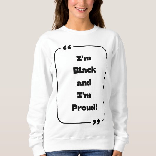 Kollektion "Black History Month" Sweatshirt (Vorderseite)