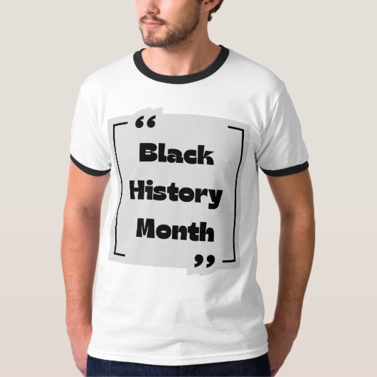 Kollektion "Black History Month" T-Shirt (Vorderseite)