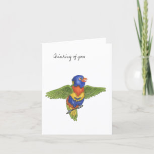 Kollektion Budgie Notizkarte Karte