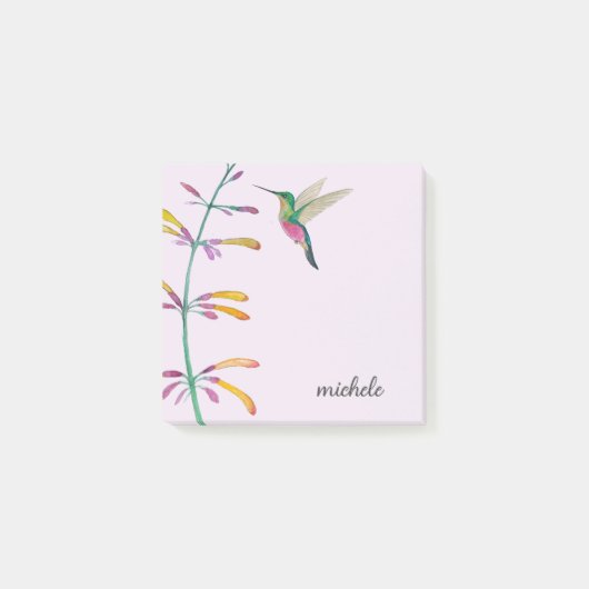 Kollektion Kolibri Post-it Klebezettel (Vorderseite)
