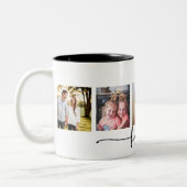 Kollektion von 5 Fotos Zweifarbige Tasse (Links)