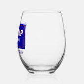 Kollektiv, Name, Trump 2024 Amerika 1. Weinglas Ohne Stiel (Links)