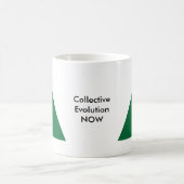 Kollektive Evolution JETZT die MUSEUM Zazzle Gesch Kaffeetasse (Mittel)