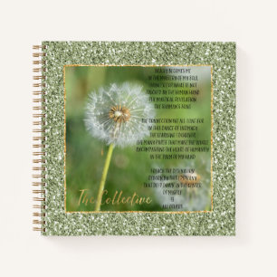 Kollektives Gedicht (von mir geschrieben) Notizblock