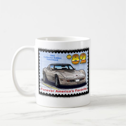 Kollektor-AusgabeHatchback 1982 Korvette Kaffeetasse (Links)
