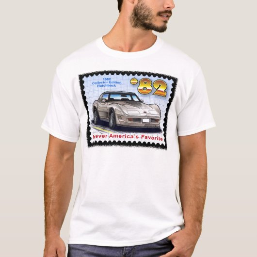Kollektor-AusgabeHatchback 1982 Korvette T-Shirt (Vorderseite)