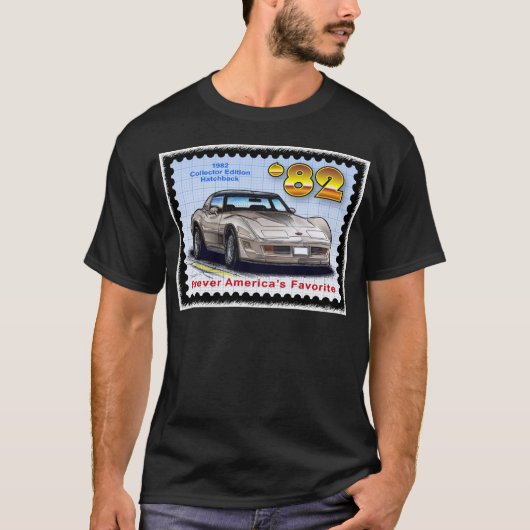 Kollektor-AusgabeHatchback 1982 Korvette T-Shirt (Vorderseite)