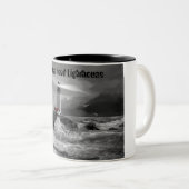 Kollektor-Tasse, Yaquina Leuchtturm Oregon Zweifarbige Tasse (VorderseiteRechts)